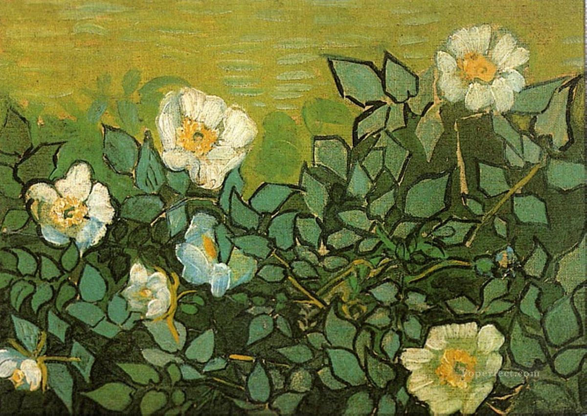 Wild Roses Vincent van Gogh Oil Paintings